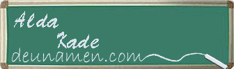 Alda Kade Visitenkarte